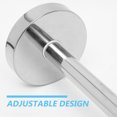 thumbnail image 2 of IFANLANDOR Tringle de Rideau de Douche Courbée 3 Pcs en Métal Argenté Ajustable pour Utilisation dans les Coins de Salle de Bain, 2 of 6