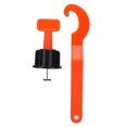 thumbnail image 1 of 50X Réutilisable Plat Céramique Mur Construction Outils Tuile Nivellement Système Kit, 1 of 8