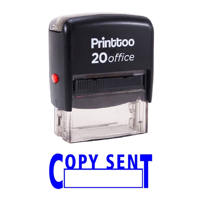 Printtoo COPY SENT Self Inking Rubber Stamp Office Stationary Custom Stamp-Blue