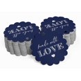 thumbnail image 2 of Inkdotpot Real Silver Foil Made With Love Text Tags Favor Hang Paper Tags 100 Pieces, 2 of 6
