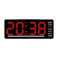 thumbnail image 2 of Alarm Clock under $5! CQCYD Digital Alarm Clock, Multi-Functional LED Clock with Date Temperature, Battery or Electric Powered, Bedside Desk Clock, 2 of 6