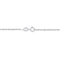 thumbnail image 3 of Collier Chaîne Singapour de Miabella en Platine, 3 of 3
