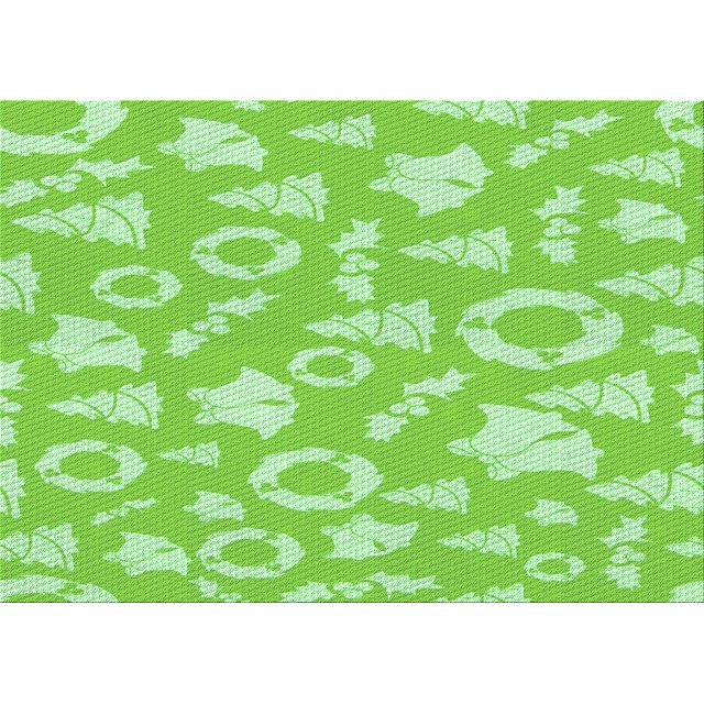 Ahgly Tapis Rectangulaire Lavable en Machine Intérieur Transitionnel Vert Émeraude, 2 Pieds x 5 Pieds