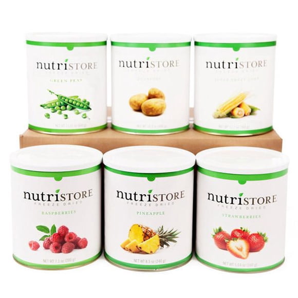Fruit et légumes Nutristore en emballage de 6