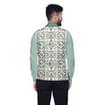 thumbnail image 3 of Atasi Flower Printed Wedding Jackets For Men Nehru Jacket Waist Coat For Wedding & Festive Season-Small, 3 of 4