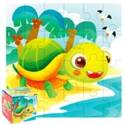 EGNMCR Kids Baby Wooden Puzzle Cognition Puzzle Learning Educational Toy Wooden Puzzle Birthday Gifts for Kids
