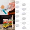 thumbnail image 3 of Food Storage Organizer for Kitchen and Outdoor Use Leakproof Glass Bottle Lids for Jars 86mm 12-Pack Durable Scratch- Caps for Wide and Regular Mouth Containers 12PCS, 3 of 4
