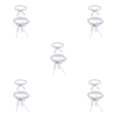 thumbnail image 3 of relayinert Beautiful Womens Lace Flower Leg Garter Belt Rings Exquisite and Charming White 33cm 5Set, 3 of 6