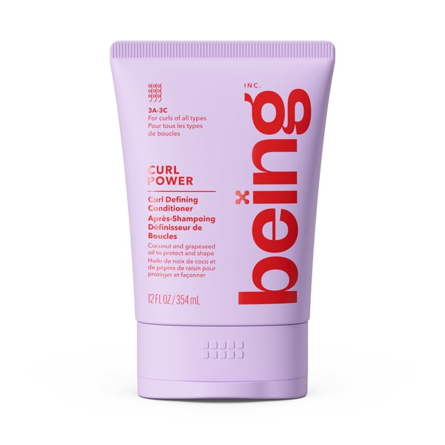 being CURL POWER Curl Defining Conditioner with Coconut and Grapeseed Oil 354mL. Nourishing sulfate-free conditioner formulated for type 3A–3C curls to detangle, hydrate and provide curl hydration and definition. Dermatologically tested and certified cruelty-free; often used to refresh second-day curls.