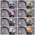 thumbnail image 2 of Luminous Keychain Portable Tree Keyring Glass Balls Key Chain Pendant Gifts for Friends and Family, 2 of 4