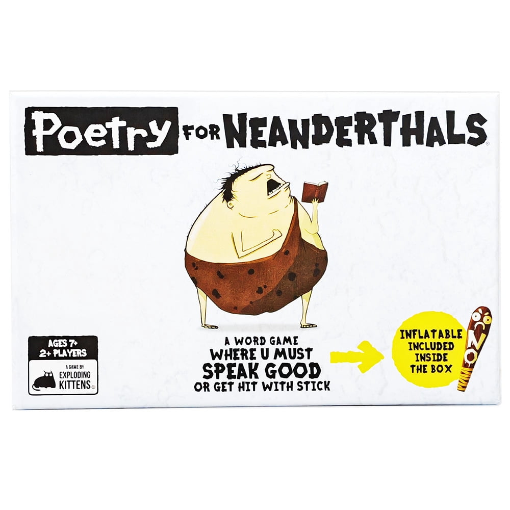 Poetry for Neanderthals Poetry for Neanderthals Full English Parent-child Game Cards