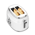 thumbnail image 2 of Culinary Chef Retro 2-Slice Toaster – Wide Slots, 900W Power, 5 Browning Levels, Bagel, Defrost & Cancel – White, 2 of 8
