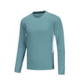 thumbnail image 1 of Dagugfen Workout Tops for Men Long Sleeve Tight Crew Neck Base Layer Leisure Running Athletic Tops, 1 of 9