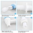 thumbnail image 3 of Unique Bargains Blue Plastic Water Cooler Faucet Push Type Handle Fit Water Dispenser Tap Spigot Replacement 4pcs, 3 of 7