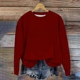 thumbnail image 4 of AherBiu Chandail Molletonné pour Filles à Col Rond, Manches Longues, Chandail à Enfiler pour Tout-Petits, Automne, Décontracté, Coupe Ample, 4 of 7