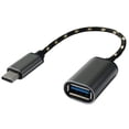 thumbnail image 2 of Braided Type-C Male to USB Female OTG Adapter Converter for Phone Tablet PC, 2 of 7