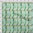 thumbnail image 4 of oneOone Velvet Dusty Teal Green Fabric Abstract Stroke With Texture Craft Projects Decor Fabric Printed By The Yard 58 Inch Wide, 4 of 5