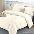 thumbnail image 2 of 900 TC 100% Egyptian Cotton Duvet Cover Zipper Closur Ultra Soft Durable and Fade Resistant Solid Pattern, 2 of 7