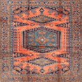 thumbnail image 1 of Ahgly Company Indoor Square Traditional Chestnut Brown Persian Area Rugs, 9' Square, 1 of 6