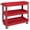 Red, variant on DURHAND 3 Tier Rolling Tool Cart, 330 LBS Capacity Utility Cart, Black