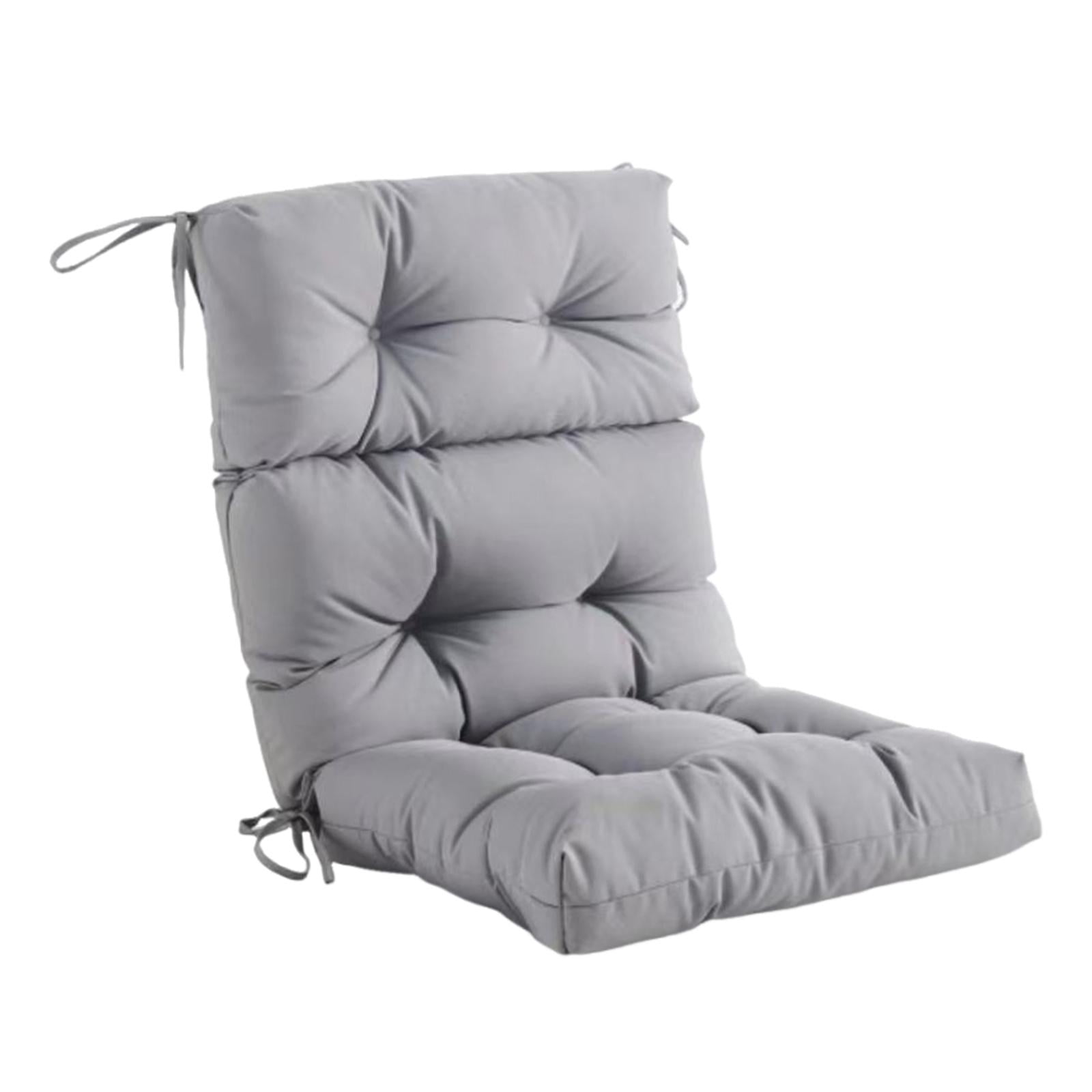 S SERENABLE Coussin de Dossier de Chaise d'Extérieur Coussin de Chaise pour Extérieur Intérieur Mobilier de Patio Gris Pâle