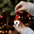 thumbnail image 1 of LSLJS Christmas Ornaments Christmas Acrylic Hanging Decorations - Set of 26 Alphabet Letters with Santa Claus Design for Holiday Ornaments and DIY Crafts Christmas Hanging Decorations, 1 of 6