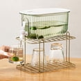 thumbnail image 4 of Pichet de Thé Glacé pour Infusion à Froid, Distributeur de Réfrigérateur avec Robinet, Pichet d'Eau Infuseur de Fruits, Contenant de Boisson Grande Capacité, Machine à Limonade pour Recevoir, 4 of 9