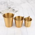 thumbnail image 2 of Stainless Steel Small Portable Ice Bucket With Handles Chip Cup Snack Bucket, 2 of 11