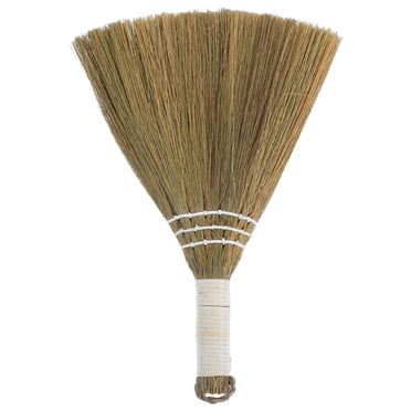 Balai de Foyer 34 Pcs Multicolore avec Paille et Miscanthus pour Nettoyage Intérieur