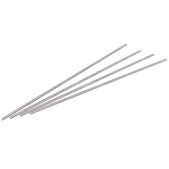 Unique Bargains M4 x 250mm 304 Stainless Steel Fully Threaded Rod Right Hand Threads 4 Pack