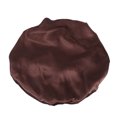 thumbnail image 1 of Coffee Silk Bathing Cap for Women Lightweight Comfortable and Breathable One Size Fits Most Large 21.5 Inches, 1 of 9