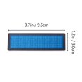 thumbnail image 2 of Luxshiny Affichage LED Broche Étiquette Nom LED Rechargeable Bleu PVC 1 Ensemble pour Salon Professionnel, 2 of 8
