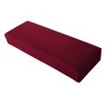 thumbnail image 1 of Bench High Stretch Slipcover Dining Room Bench Slipcover bench Seat Cushion Cover Wine, 1 of 9