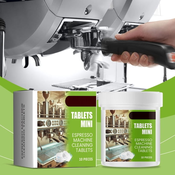Coffee Machine Descaler Tablets - Deep Cleaner for Espresso Makers, Keurig, Nespresso, Removes Lime Scale & Coffee Residue, Extends Appliance Life, 10 Tablets