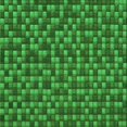 thumbnail image 1 of Ahgly Tapis d'Intérieur Lavable en Machine Carré Vert Émeraude Profond, 5 Pieds Carré, 1 of 7