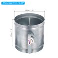 thumbnail image 2 of Uxcell Amortisseur Manuel de Volume de Conduit HVAC 8 Pouces avec Réglage de Manchon, 2 of 5