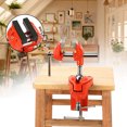 thumbnail image 1 of Aluminum Clamp Vise, Orange Jaw Width Tool with Non Slip Rubber Gaskets for Woodwork, Metal Processing, 1 of 8
