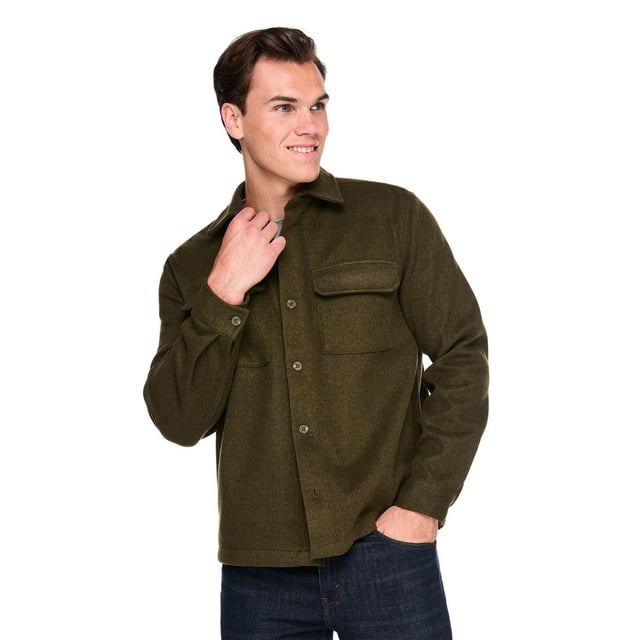 George Men's Brushed Overshirt