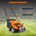 thumbnail image 3 of IRONMAX 16-Inch Electric Dethatcher & Scarifier 15A 2-In-1 Lawn Dethatcher Orange, 3 of 10