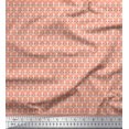 thumbnail image 1 of Soimoi Rayon Fabric Floral Block Printed Craft Fabric by The Yard 42 Inch Wide, 1 of 3