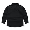 thumbnail image 4 of vdgthytj Toddler Boys Girls Button down Shirts Kids Long Sleeve Casual Solid Color Tops Fall Spring Blouse, 4 of 7