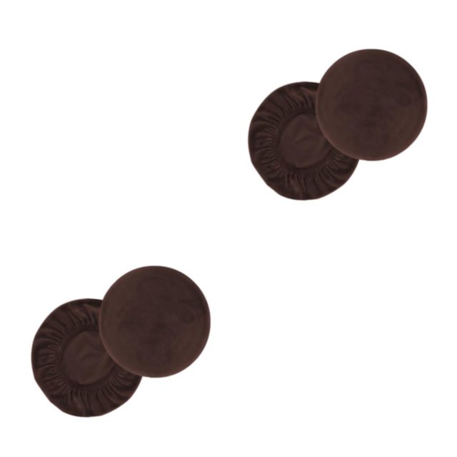 stanreset 1/2/3 2X Stool Cover Bar Supplies Dustproof Handily Install Party Accessories Multipurpose Exquisite Extendable Gear Brown M 2PCS