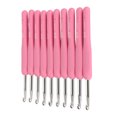 thumbnail image 1 of Knitting Hooks, Soft Grip 5.5mm 10pcs Portable Crochet Hooks Set  for Crocheting Scarves, 1 of 8
