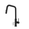 thumbnail image 1 of Stylish Single Handle Matte Black Pull Down Touchless Kitchen Faucet K-150NM, 1 of 13