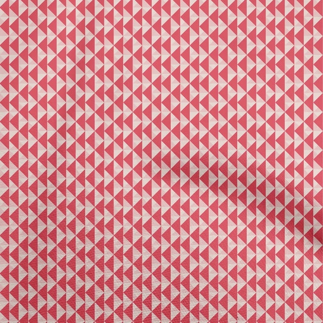 oneOone Polyester Spandex Dark Peach Fabric Geometric Sewing Craft Projects Fabric Prints By Yard 56 Inch Wide