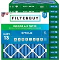thumbnail image 1 of Filterbuy 16x16x2 Air Filter MERV 13 Health Defense, HVAC AC Furnace Air Filters Replacement (12-Pack), 1 of 9