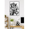 thumbnail image 3 of Marvel Sketch - Group Wall Poster, 14.725" x 22.375" Framed, 3 of 4