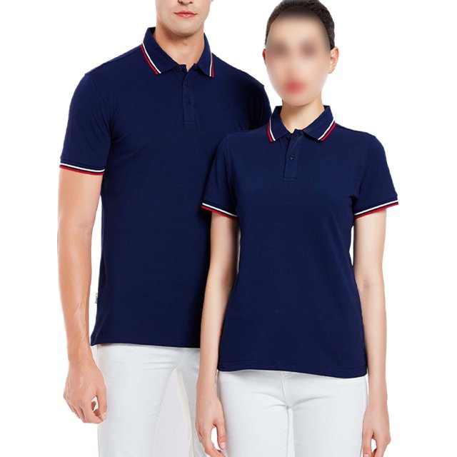 UKAP Man Shirt Lapel Collared Polo Top Two Buttons Soft Spring Blouse Tibetan Blue (2099) XL