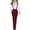 Wine, variant on Trousers Pants for Women Women's Suit Dress Overalls High Waist Straight Leg Stretch Business Work Pants Jumpsuit with Pockets Black L