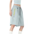 thumbnail image 5 of TMOYZQ Shorts de Randonnée pour Femmes Légers à Séchage Rapide Shorts de Golf Résistants à l'Eau avec Poches à Fermeture Éclair, 5 of 5